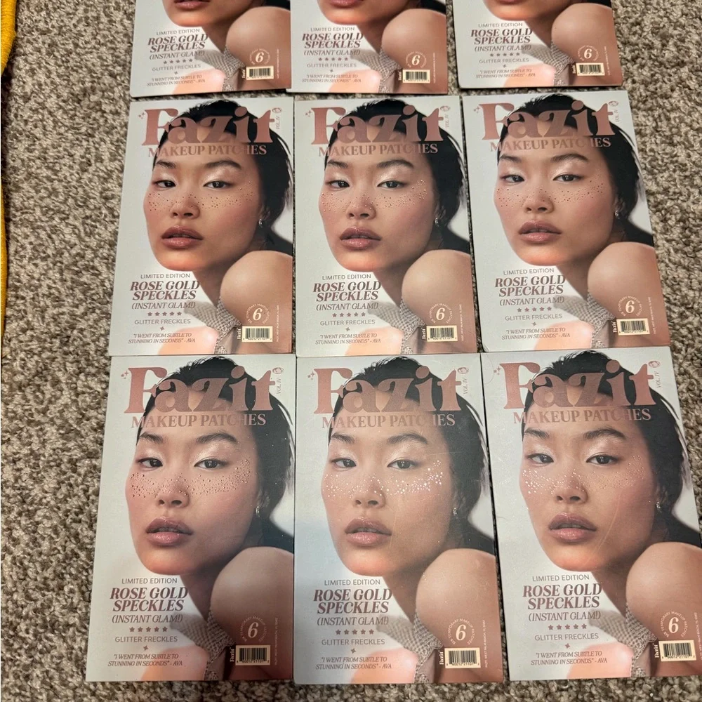 Rose Gold Makeup Patches set of 9